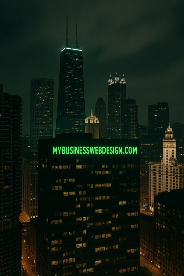 Chicago skyline mybusinesswebdesign.com building