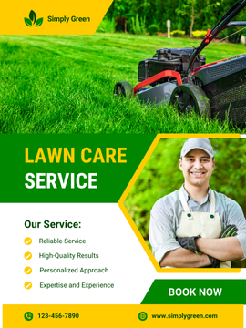 Lawn Care Website Landing Page