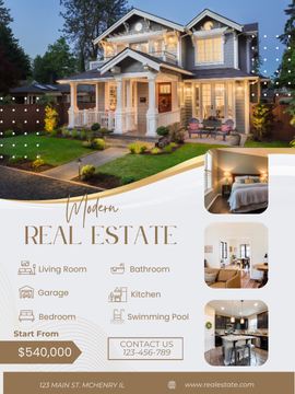 Modern Real Estate Website Landing Page